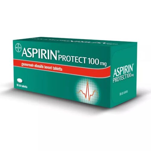 Aspirin Protect 100mg gyomornedv ellenálló bevont tabletta (98 db)