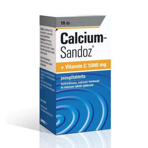 Calcium -Sandoz + Vitamin C 1000mg pezsgőtabletta (10 db)