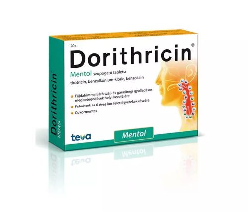 Dorithricin szopogató tabletta Mentol (20 db)