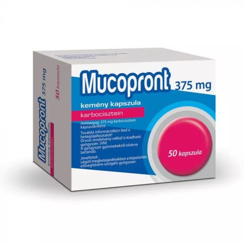 Mucopront 375 mg kemény kapszula (50 db)