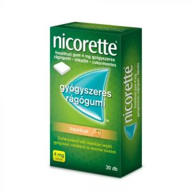   Nicorette Freshfruit gum 4mg cukormentes gyógyszeres rágógumi (30 db)