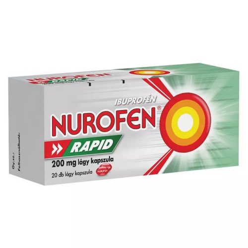 Nurofen Rapid 200 mg lágy kapszula (20 db)