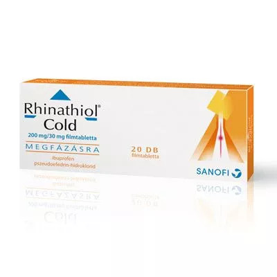 Rhinathiol Cold 200 mg/30 mg filmtabletta (20 db)