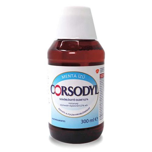 Corsodyl MW alkoholmentes szájvíz (300 ml)