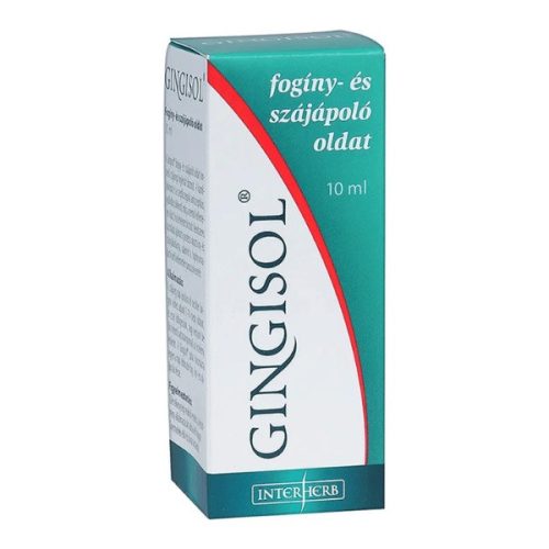 Gingisol fogíny- és szájápoló oldat (10ml)