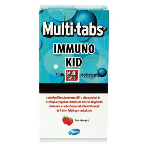 Multi Tabs Immuno Kid rágótabletta (30 db)
