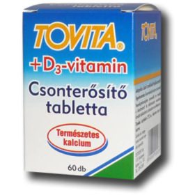 Tovita D3-vitamin csonterősítő tabletta (60db)