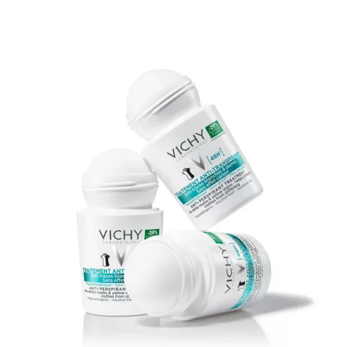 VICHY Izzadságszabályozó foltmentes golyós dezodor (50 ml)
