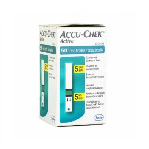 Accu-Chek Active vércukormérő tesztcsík (50 db)