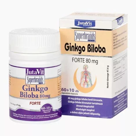 JutaVit Ginkgo Biloba Forte 80 mg kapszula (70db)