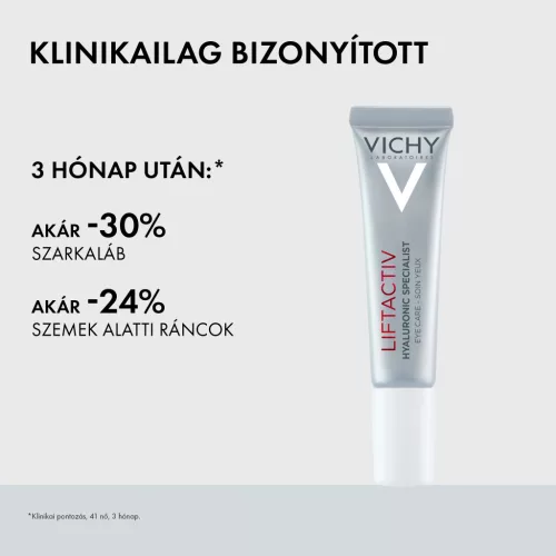 Vichy Liftactiv Szemkörnyékápoló + Hialuronsavval (15 ml)