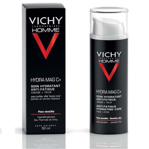 VICHY Homme Hydra Mag C+ hidratáló arc/szemkörnyékápoló krém férfiaknak (50 ml)