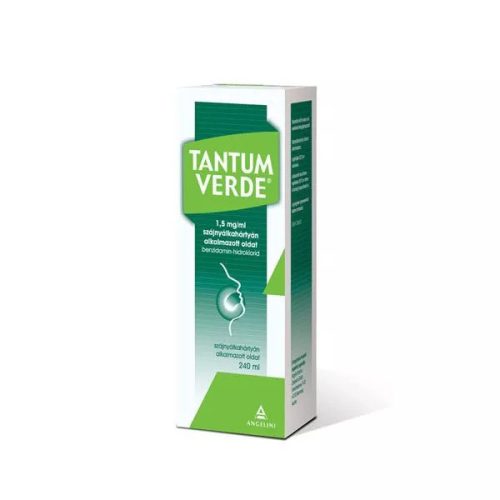 Tantum Verde 1,5mg/ml szájnyálkahártyán alkalmazott oldat (240 ml)