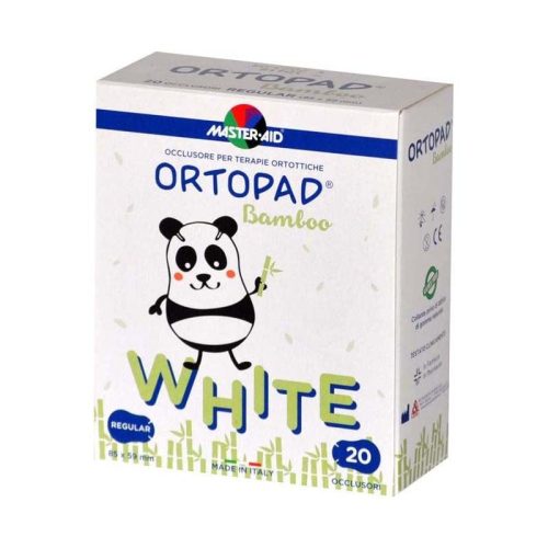 Ortopad regular szemtakaró Bamboo white, Bamboo simpaty (1db)