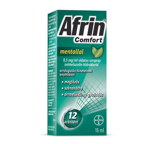 Afrin Comfort mentollal 0,5mg/ml oldatos orrspray (15 ml)