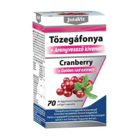   JutaVit Tőzegáfonya + Aranyvessző kivonat lágyzselatin kapszula (70db)