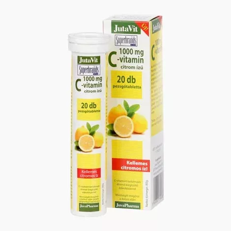 JutaVit C-vitamin 1000mg citromos pezsgőtabletta (20db)
