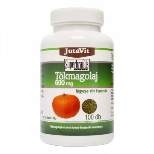 JutaVit Tökmagolaj 600 mg kapszula (100db)