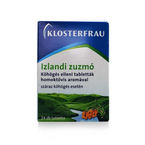 Klosterfrau Izlandi zuzmó tabletta köhögés ellen (24 db)