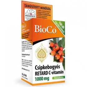   BioCo Csipkebogyós RETARD C-vitamin 1000mg családi csomag (100 db)