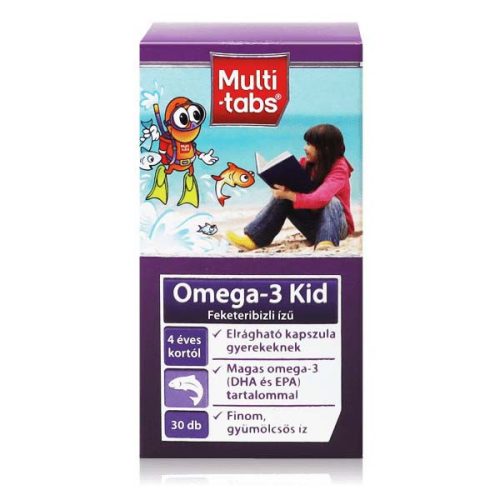 Multi-Tabs Kid Omega-3 rágókapszula (30 db)