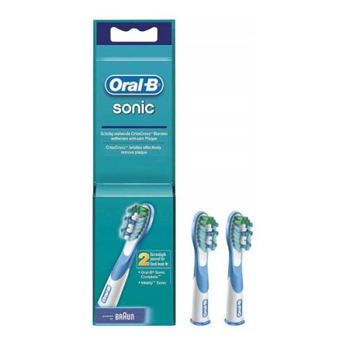 BRAUN Oral-B Sonic SR18-2 - fejek a Braun Oral-B Sonic fogkeféhez (2db)