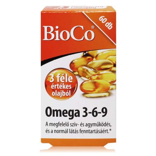 BioCo Omega-3,6,9 lágyzselatin kapszula (60 db)