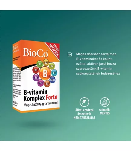 BioCo B-vitamin Komplex Forte Megapack (100db)