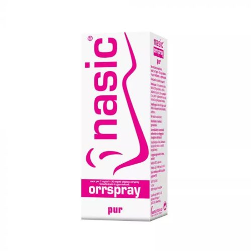 Nasic Pur 1 mg+50 mg/ml oldatos orrspray felnőtteknek és gyermekeknek (10 ml)