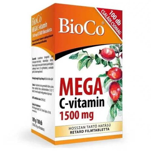 BioCo Mega C-vitamin 1500mg filmtabletta (100 db)