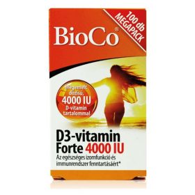 BioCo D3-vitamin Forte 4000 IU tabletta (100 db)
