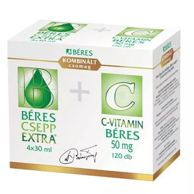 Béres Csepp Extra Kombinált csomag (120ml + 120db)