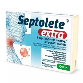   SEPTOLETE Extra 3 mg/1 mg szopogató tabletta Eukaliptusz (16 db)