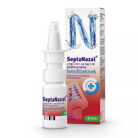   Septanazal 1 mg/1 ml + 50 mg/1 ml oldatos orrspray felnőtteknek (10 ml)