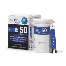   MÉRYkék Tesztcsík vércukorszint meghatározásához (50db)