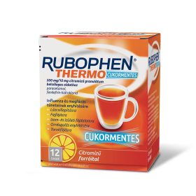   Rubophen Thermo cukormentes 650mg/10mg citromízű granulátum belsőleges oldathoz (12 db)