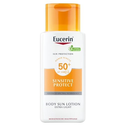 Eucerin Sun Sensitive Protect extra könnyű naptej FF50+ (150ml)