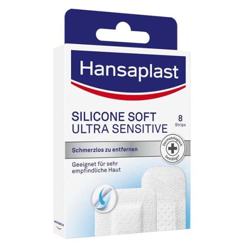 Hansaplast Silicon Soft Ultra Sensitive sebtapasz (8 db)