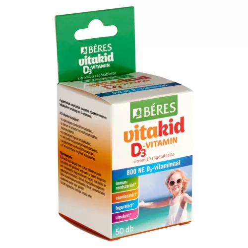 Béres Vita-D3 Kid rágótabletta (50db)