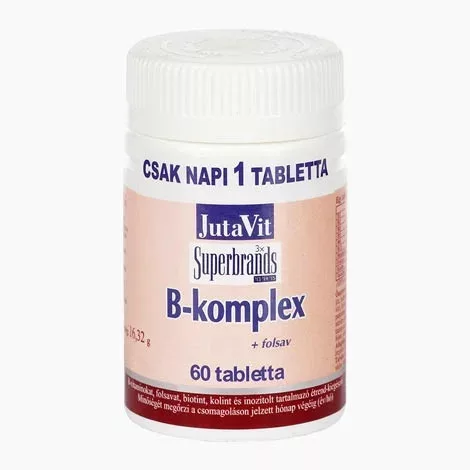 JutaVit B-komplex + folsav tabletta (60db)