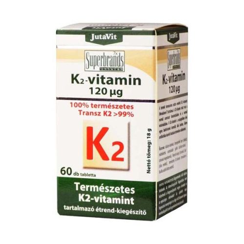 JutaVit K2-vitamin 120 mcg tabletta (60db)