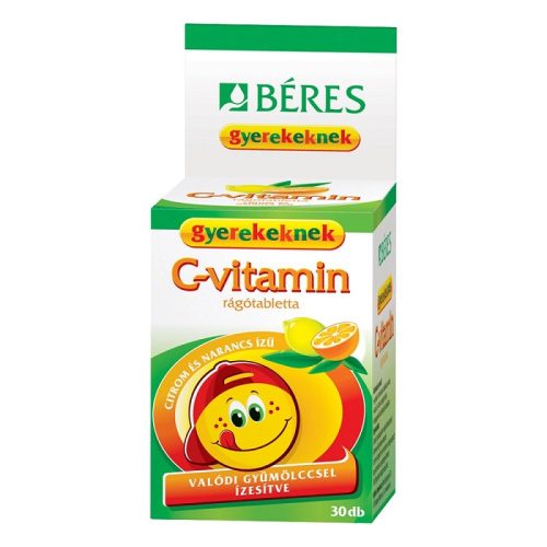 Béres C-vitamin rágótabletta gyerekeknek (30 db)
