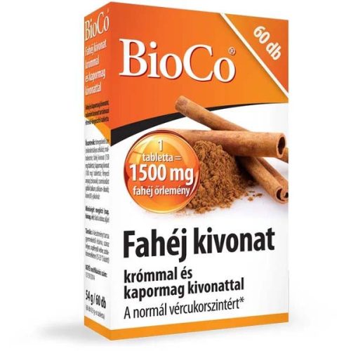 BioCo Fahéj kivonat tabletta (60 db)
