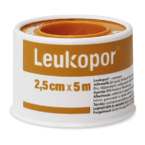 Leukopor 5 m x 2,5 cm (1db)
