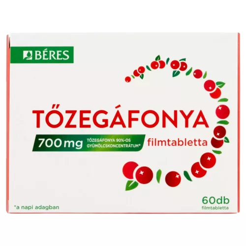 Béres tőzegáfonya filmtabletta (60 db)