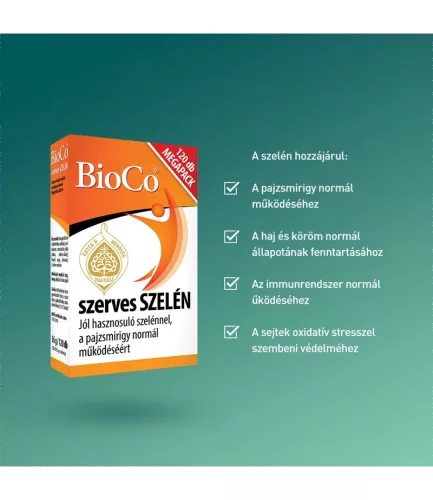 BioCo Szerves szelén megapack (120 db)