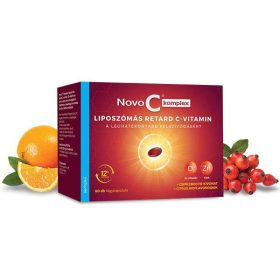   Novo C Komplex Liposzómális retard C-vitamin +D3+Cink kapszula (60 db)