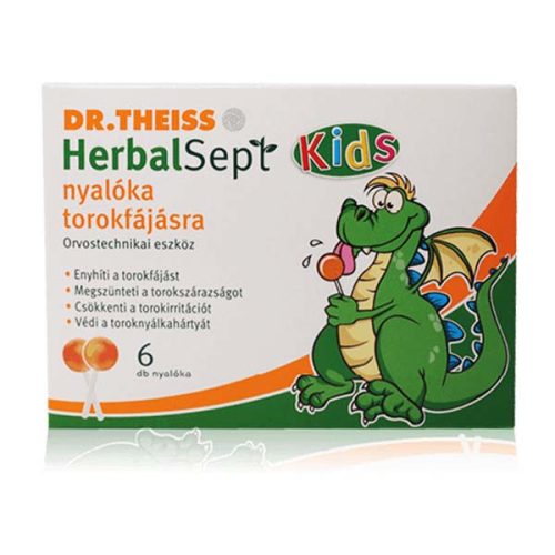 Dr. Theiss Herbalsept nyalóka torokra (6 db)