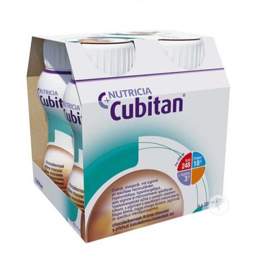 Cubitan csokoládé ízű speciális gyógyászati célra szánt élelmiszer (4x200ml)