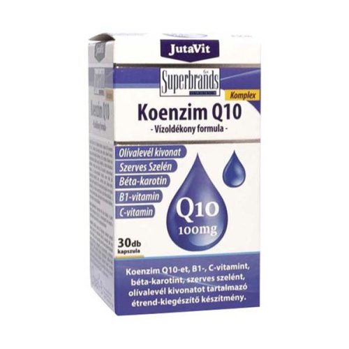 Jutavit Koenzim Q10 100 mg vízoldékony kapszula (30db)